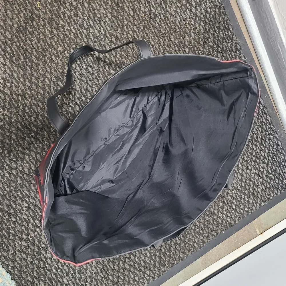 Victoria’s Secret Black Red Plaid Tote Holiday‎ Bag